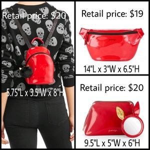 Kendall & Kylie 3 Patent Leather Bags Bundle